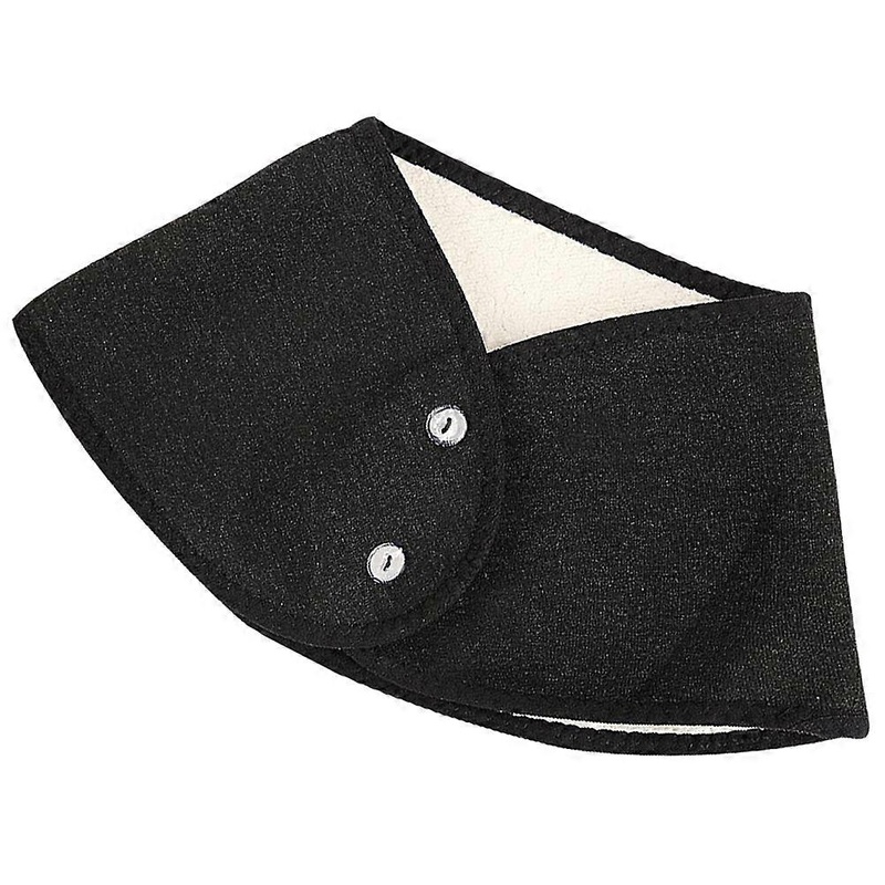 Soft Scarf Women Neck Wrap Collar Shape for Skating Black Polyester Fiber 1Pcs | Fruugo SG