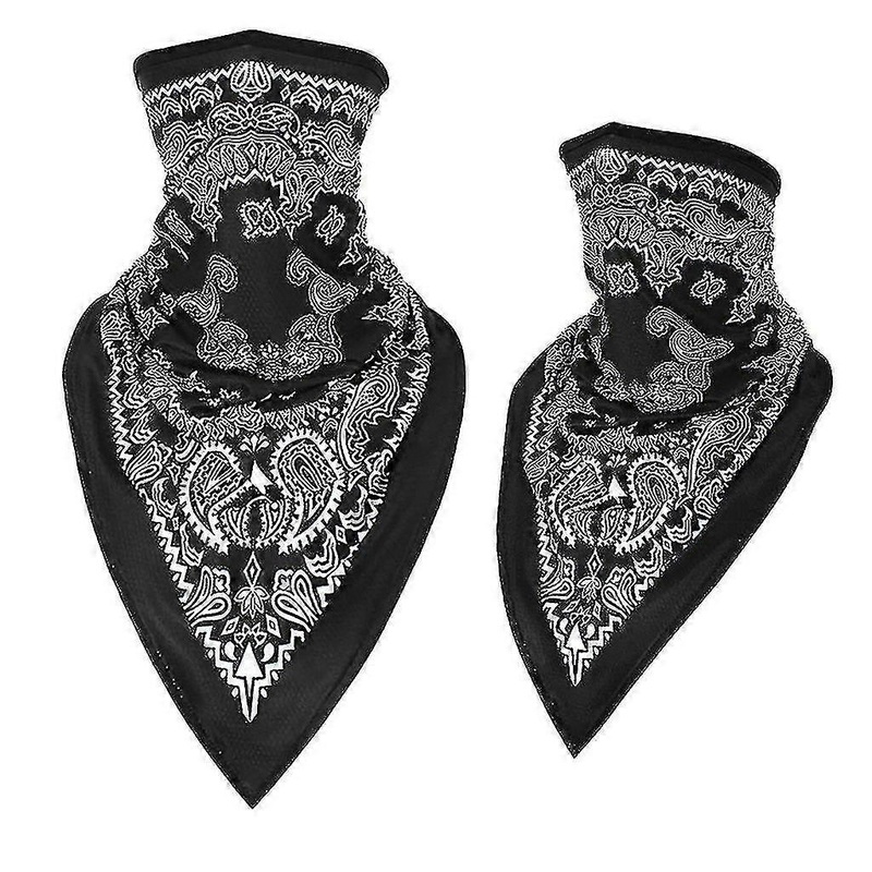 2pc Unisex Rave Bandana Neck Gaiter Tube Headwear For Women Men Face Scarf | Fruugo SG