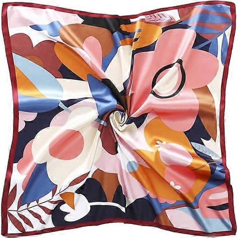 35 Square Silk Like Head Scarf – Women’s Fashion Silk Feeling Scarf for Hair Wrapping and Sleeping at Night | Fruugo SG