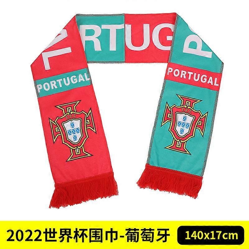 3Pcs National Team Fans Party Items Cheer For The World Cup Scarf Portugal | Fruugo SG