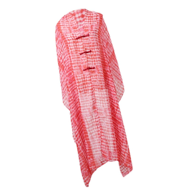 Convertible Summer Scarf Shawl With Sun Protection Technology Skin Friendly Fabric For Daily Use  Plaid red | Fruugo SG