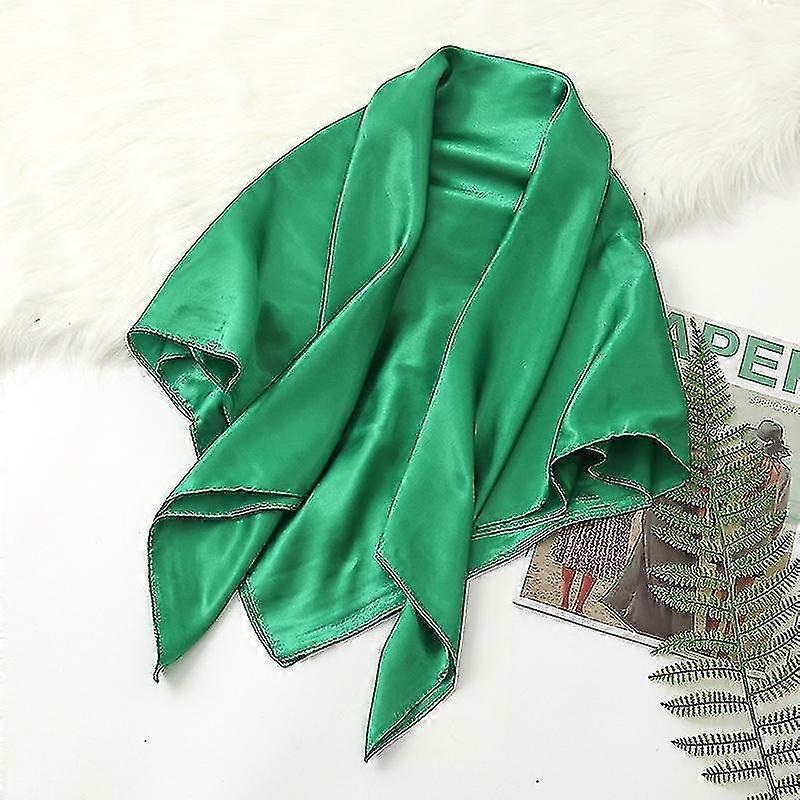 EVAGO 35 Inch Satin Head Scarves Large Vintage Square Scarf Silk Feeling Satin Green | Fruugo SG
