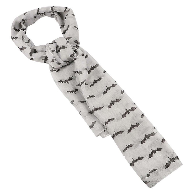 Halloween Scarf With Tassels Dark Grey 180x90x0.5cm Decoration present 1Set | Fruugo SG