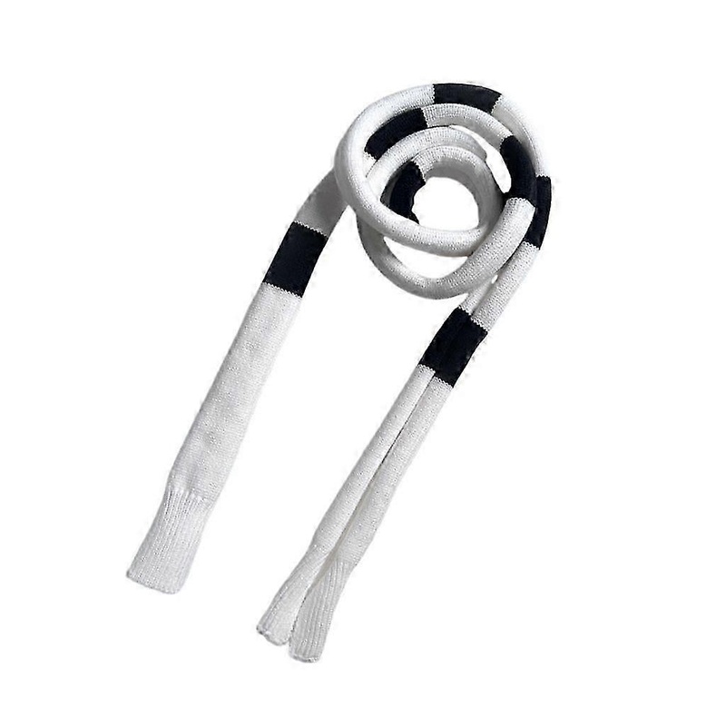 Knit Striped Neckerchief Skinny Scarf Necktie Handbag Wrap Handle Belt | Fruugo SG