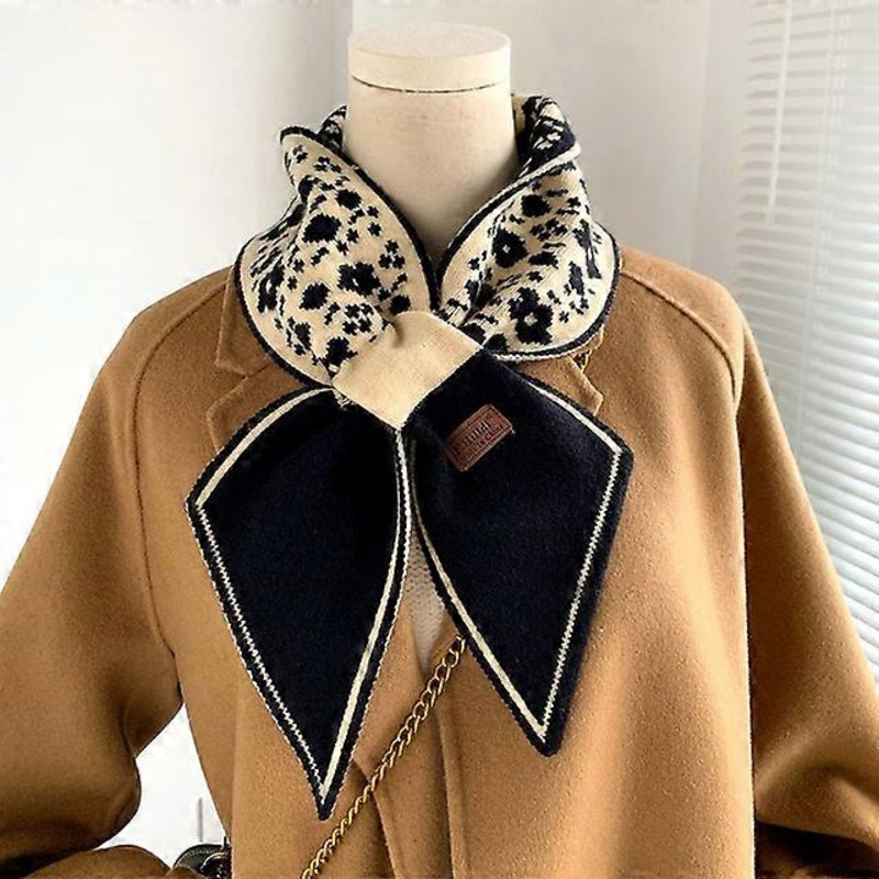 Knitted Scarf New Design FlowerLuxury Brand Scarf Women Winter Scarf Warm Long Skinny Small Scarf Female Neckerchief Scarves | Fruugo SG