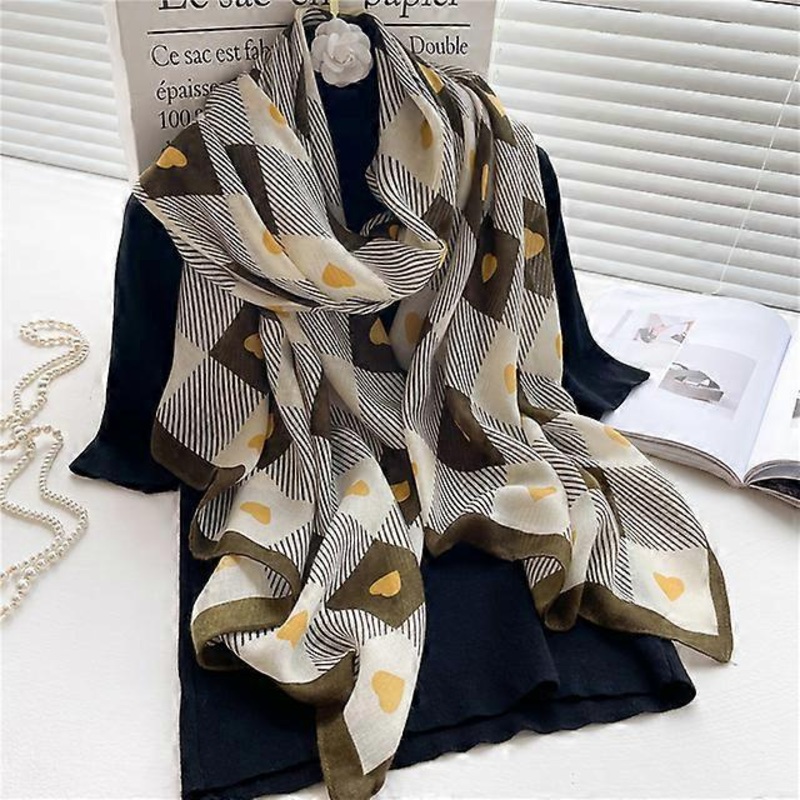Paisely Cotton Scarf for Women Luxury Headscarves Hijab Muslim Shawl Bandana Foulard Pashmina Soft Warm Autumn Winter Wrap 2022 | Fruugo SG