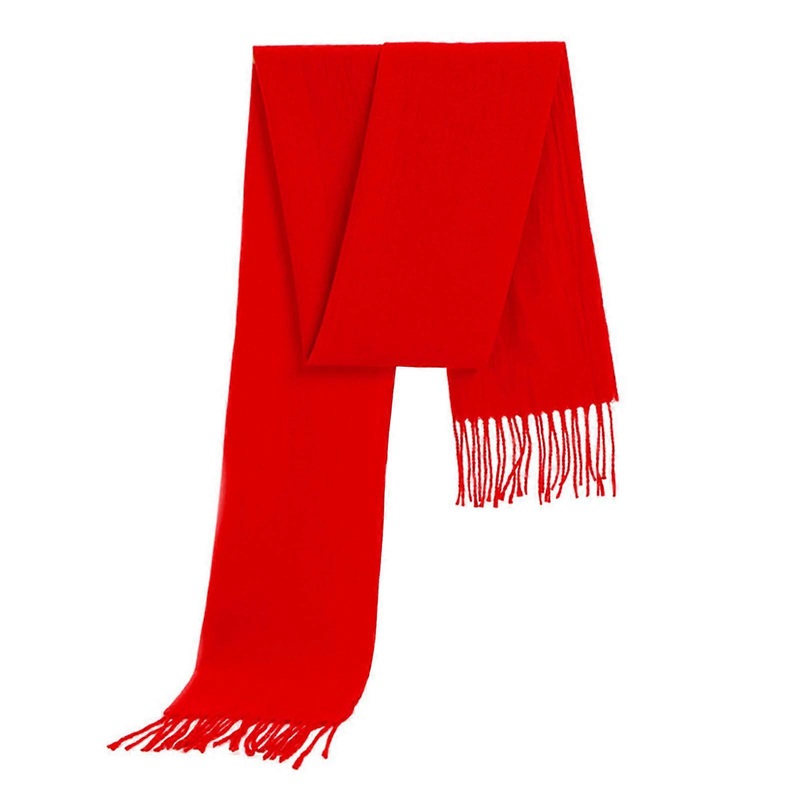 Scarf Soft Skin Friendly Comfortable Warm Woven Red Tassel Scarf Gifts for Winter | Fruugo SG