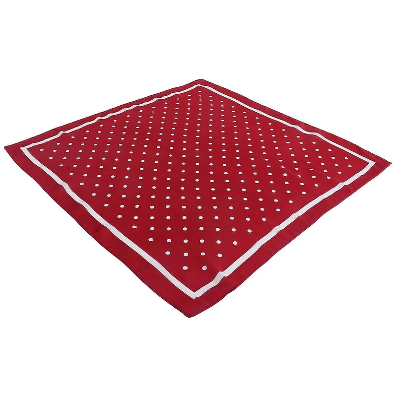 Small Neck Scarves for Women Chiffon Square Neck Warmth Travel Work Red 70x76cm 1Pack | Fruugo SG