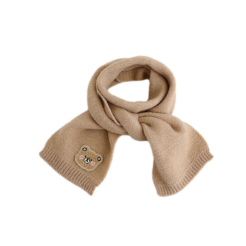 Winter Warm Scarves Windproof Cartoon Animal Scarf Kids Soft Thicken Neck Cover Children Scarf Travel Neckerchief  khaki | Fruugo SG