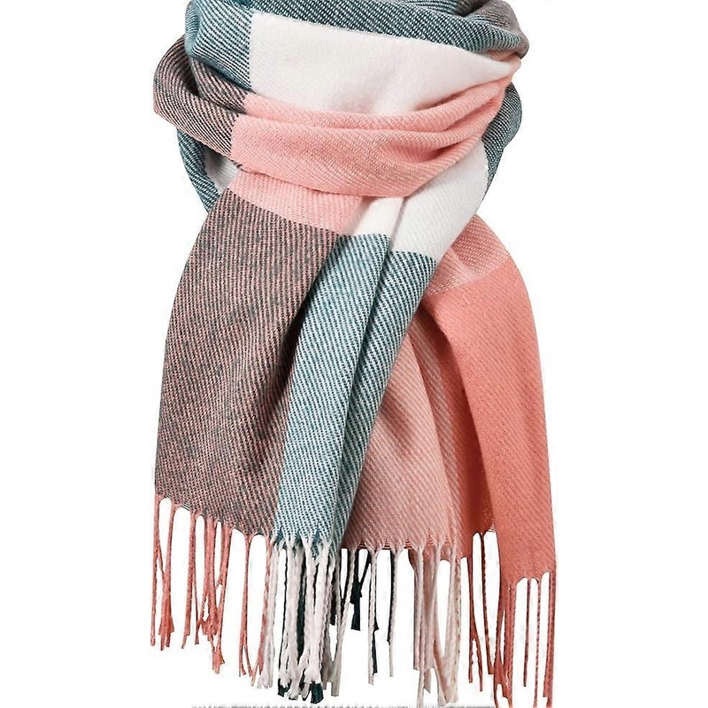 Womens Winter Scarf, Fashion Cashmere Feel Plaid Scarfs for Women, Pashmina Shawls and Wraps, Long Blanket Scarf | Fruugo SG