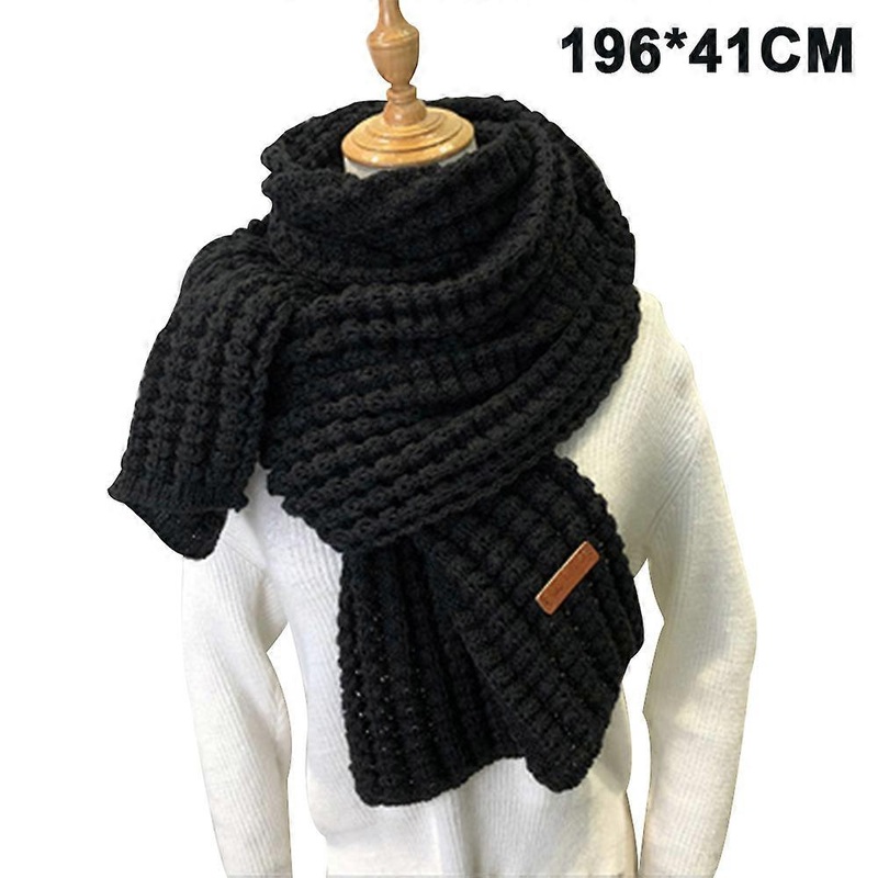 Woolen Scarf Women Autumn and Winter Versatile Dual-use Thickened Warmth Student Girl Shawl | Fruugo SG