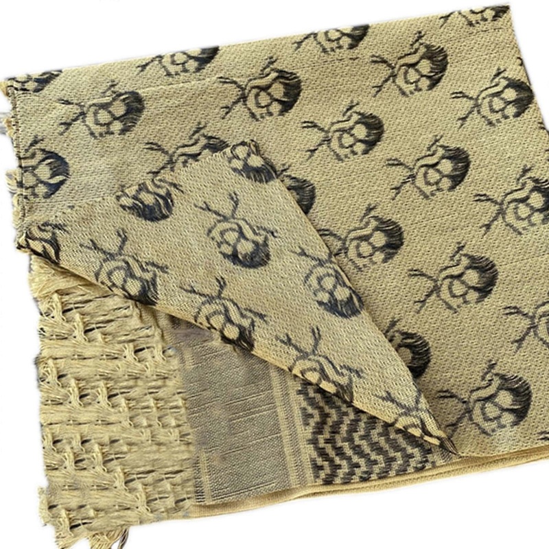 Arab Turban For Men Turban Head Wrap Arab Keffiyeh Scarf Wrap Military Shemagh Tactical Desert Scarf Headscarf Muslim  yellow skull | Fruugo SG