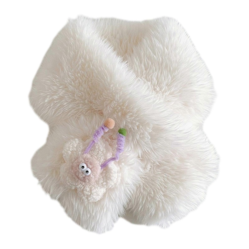 Cartoon Plush Scarf Fashionable & Lightweight Scarf Stylish Kids Scarf Soft Comfortable Scarf Winter Accessory for Kids  White | Fruugo SG