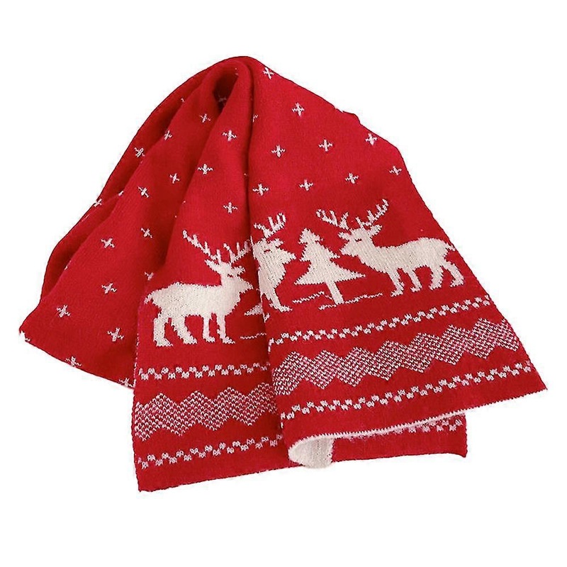 Christmas Tree Fawn Knit Scarf Autumn Winter New Scraf | Fruugo SG