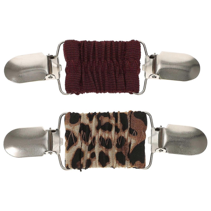 Clasps For Clothing Scarf Brooches Women Clothing Accessories Leopard Print 2Pcs | Fruugo SG