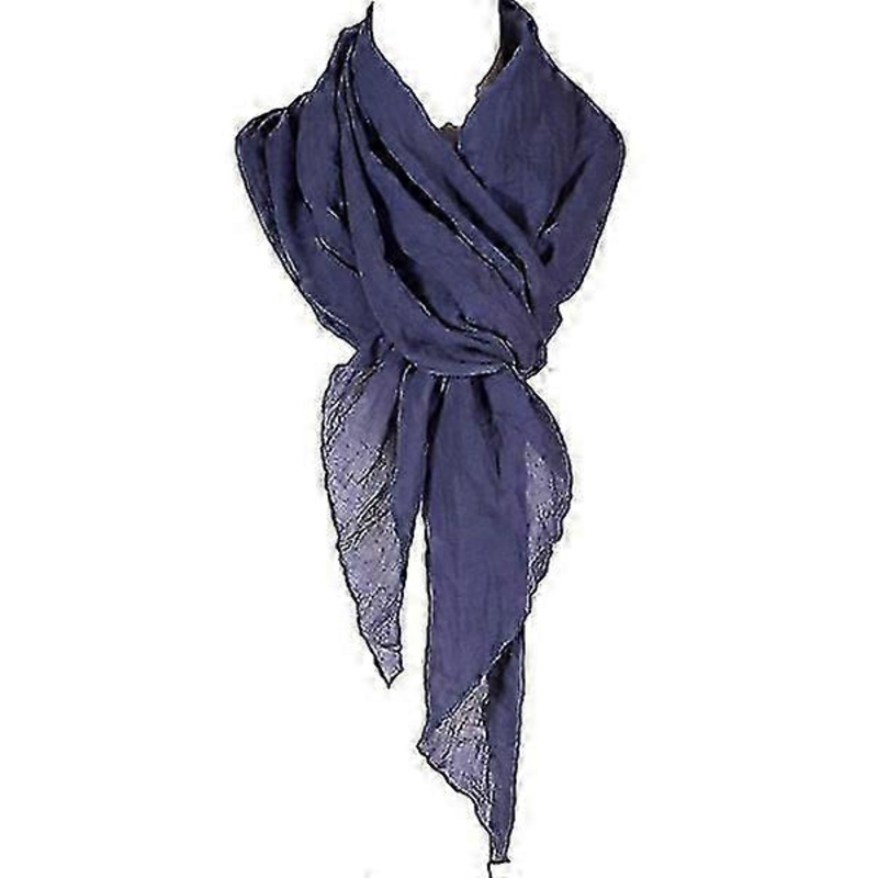 Cotton Solid Color Pleated Linen Scarf, Fashion Scarf, Multicolor (B) | Fruugo SG