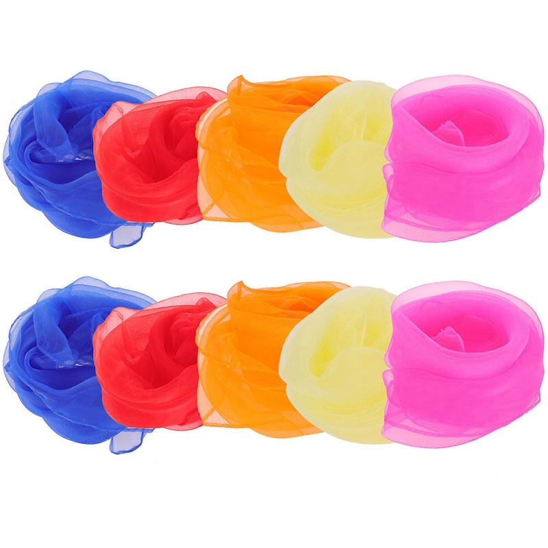 Dance Scarves Kids Movement Scarves Kindergarten Activities Sweet and Fashionable Design 10Pcs | Fruugo SG