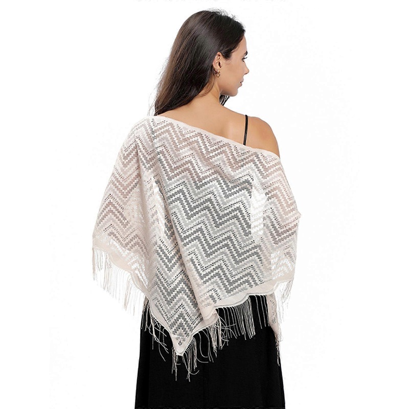 Fashion Summer Wedding Party Scarf for Woman Tassels Decor Wrap Casual Triangle Scarves Shawls Foulard Female Supplies  Beige | Fruugo SG