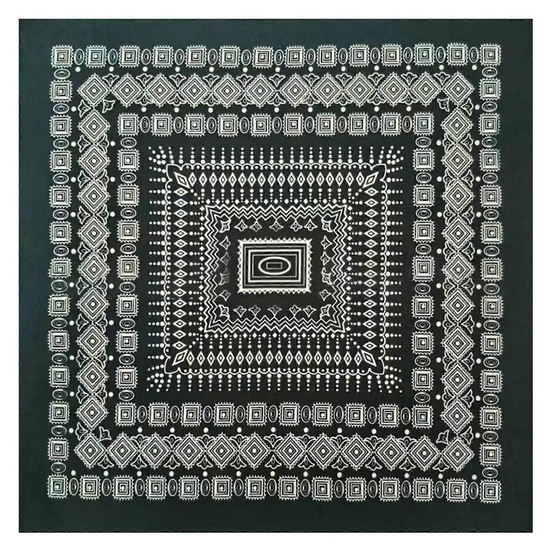 Geometric Pattern Bandanas for Women Men Unisex Bandanas Fashion Square Neckerchief Outdoor Motorcycling Face Cover  Navy geometric print | Fruugo SG