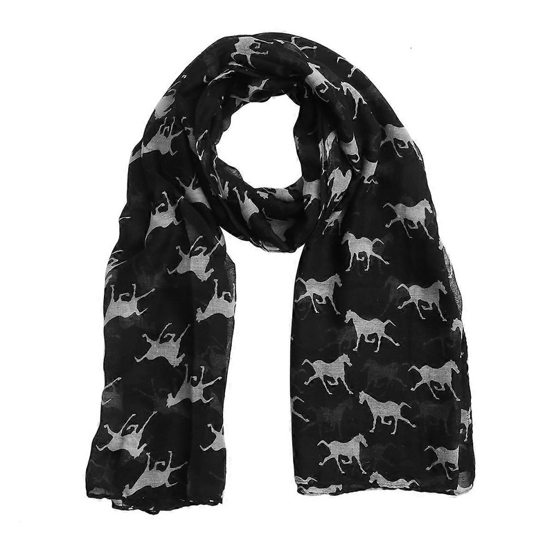 Horse Scarf For Women Voile Scarf Shawl Fall And Winter 1Set | Fruugo SG