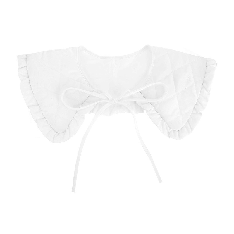 Knitted Collar White Casual Fake Collar Warmth Fashion Girls Daily Wear 46X33X0.5CM 1Pcs | Fruugo SG
