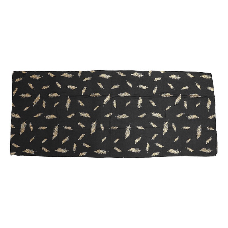 Stylish Hijabs Long Hijab Women Headscarf For Travel Office Shopping Outing Muslim Events Black 175X76X0.1CM Polyester Sun Protection 1Set | Fruugo SG