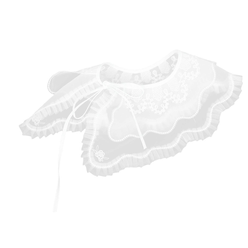 Versatile Outfit Enhancer White Elegant Lace Trim For Everyday Wear Vintage Style 1Pcs | Fruugo SG