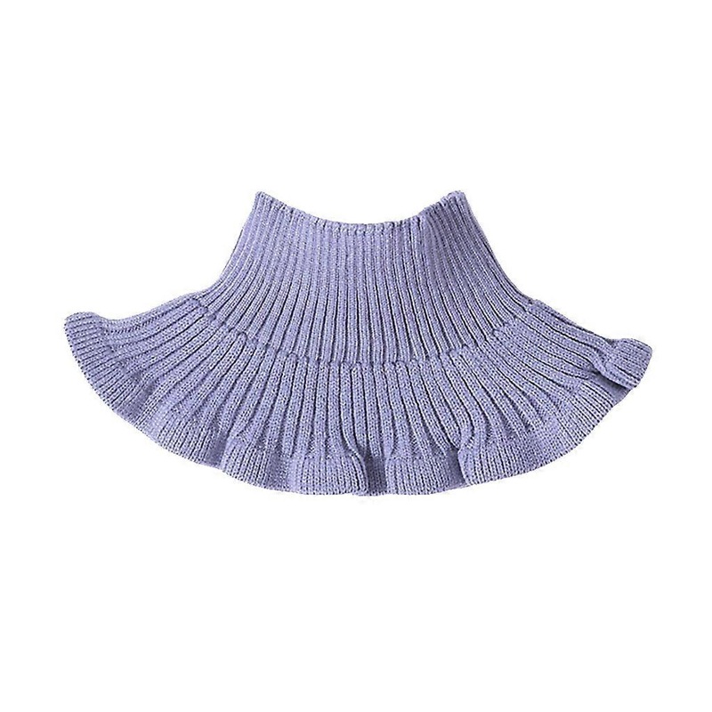 Winter Warm Knitted False Collar Scarves Fake Collar Scarf Neck Warmer Windproof  Purple | Fruugo SG