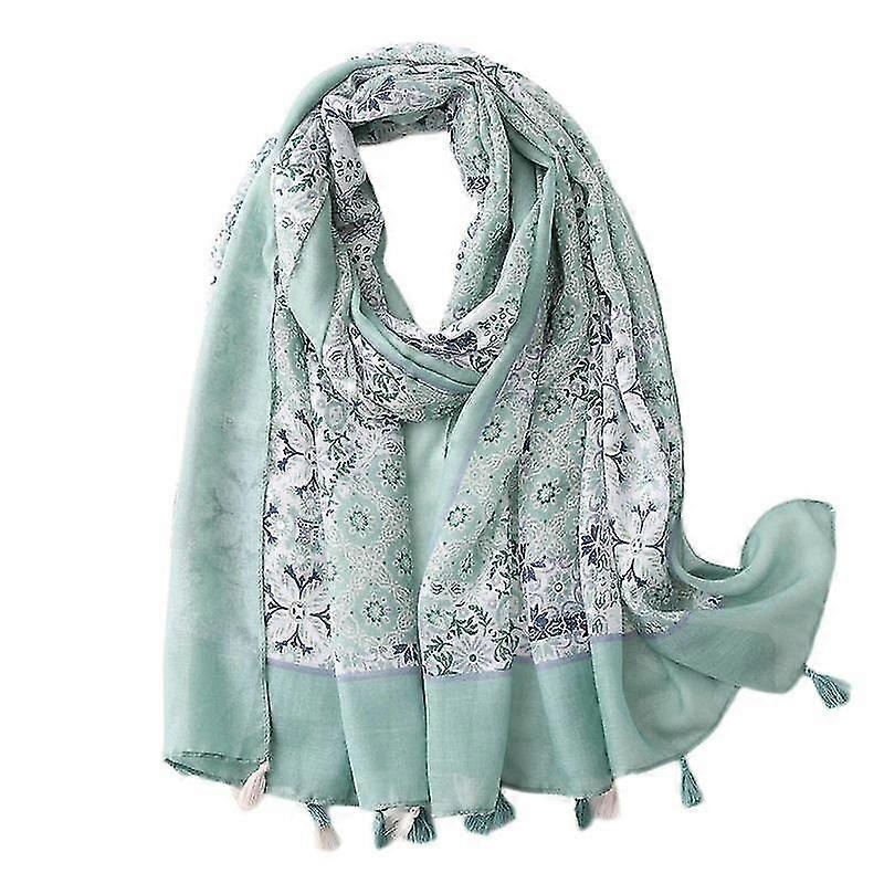 Women’s Boho Scarf Lightweight Floral Print Scarf Fall/winter Fashion Fringe Scarf Shawl,birthday Gift,christmas Gift-sl2003-006 | Fruugo SG
