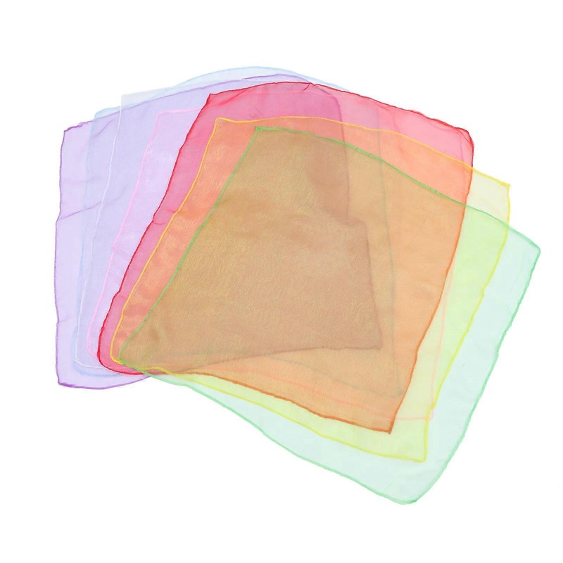Women Scarves Gauze Face Covering Outdoor Activities Assorted Color 7Pcs | Fruugo SG