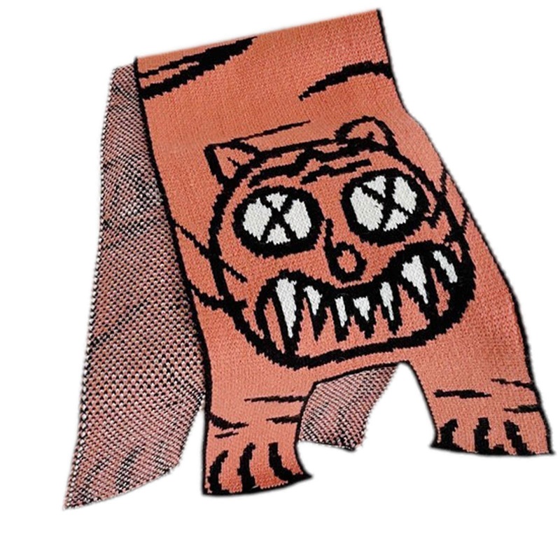 Kid Cartoon Shawl Big Winter Warm Large Scarf Lovely Bear Tiger Cat Panda Print Cartoon Winter Scarf for Sweet Girls | Fruugo SG