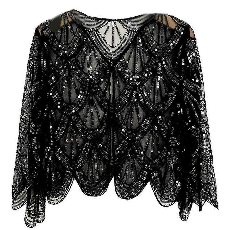 Sequins Flapper Shawl Costume Beadwork Accessories for 1920s Theme Party | Fruugo SG