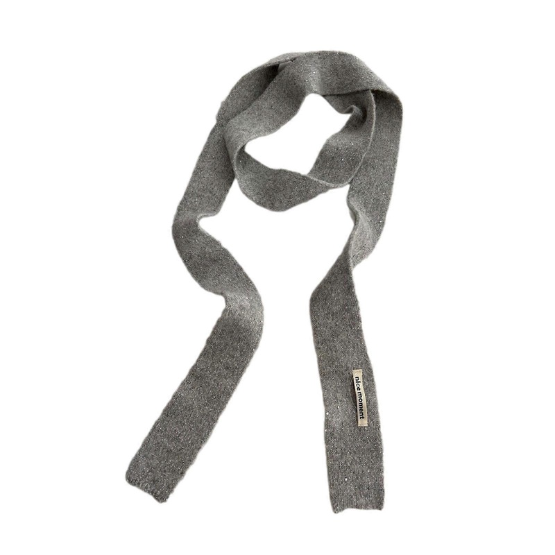 Soft Comfortable Neckerchief Eye Catching Scarf Versatiles Fashion Neckerchief for Trendy Youth Ladies  Gray | Fruugo SG
