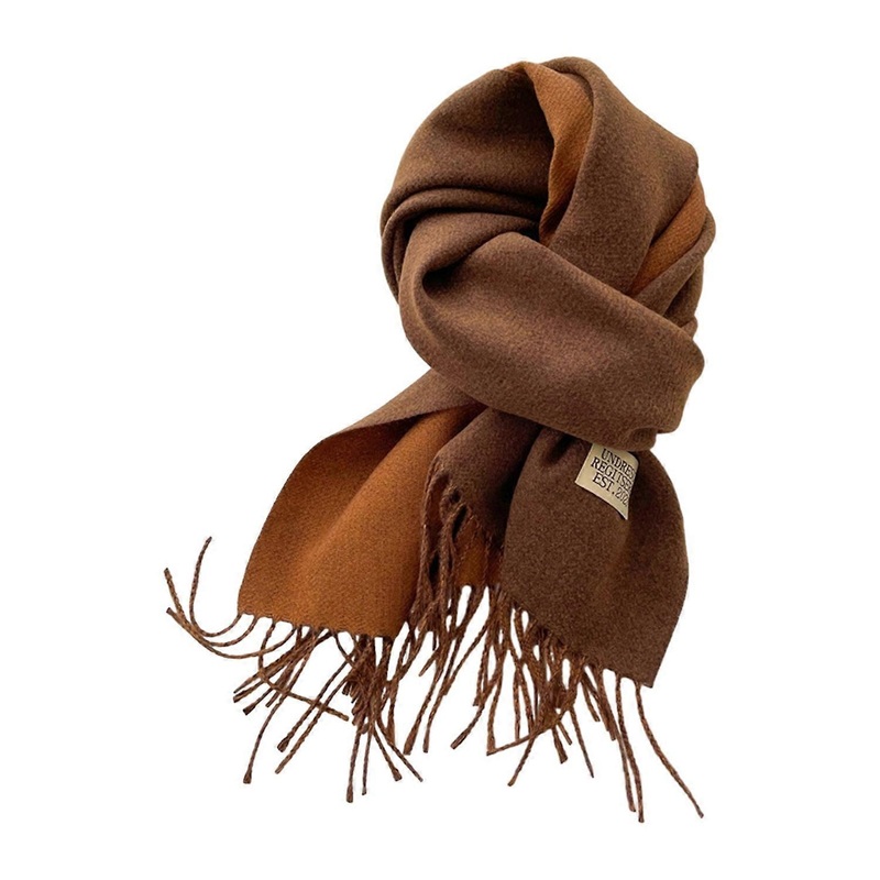 Winter Scarf Double-Sided Solid Color Unisex Scarf with Tassel Soft Comfortable Warm Scarf for Cold | Fruugo SG