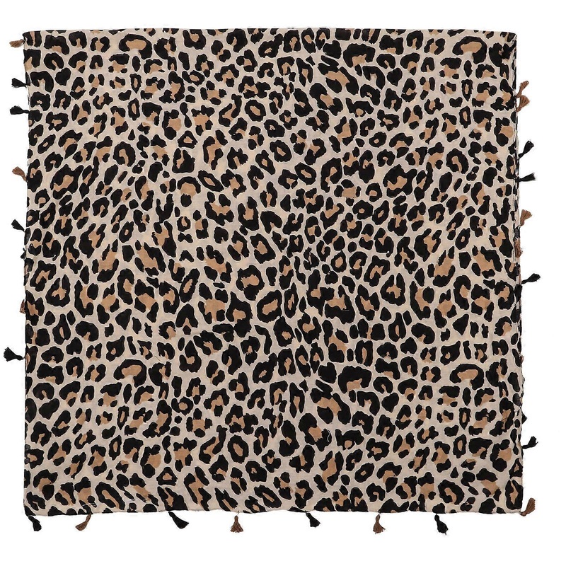Leopard Print Scarf For Women Dual Cotton Shawl Warmth present For New Year 180x90x0.1cm 1Pcs | Fruugo SG