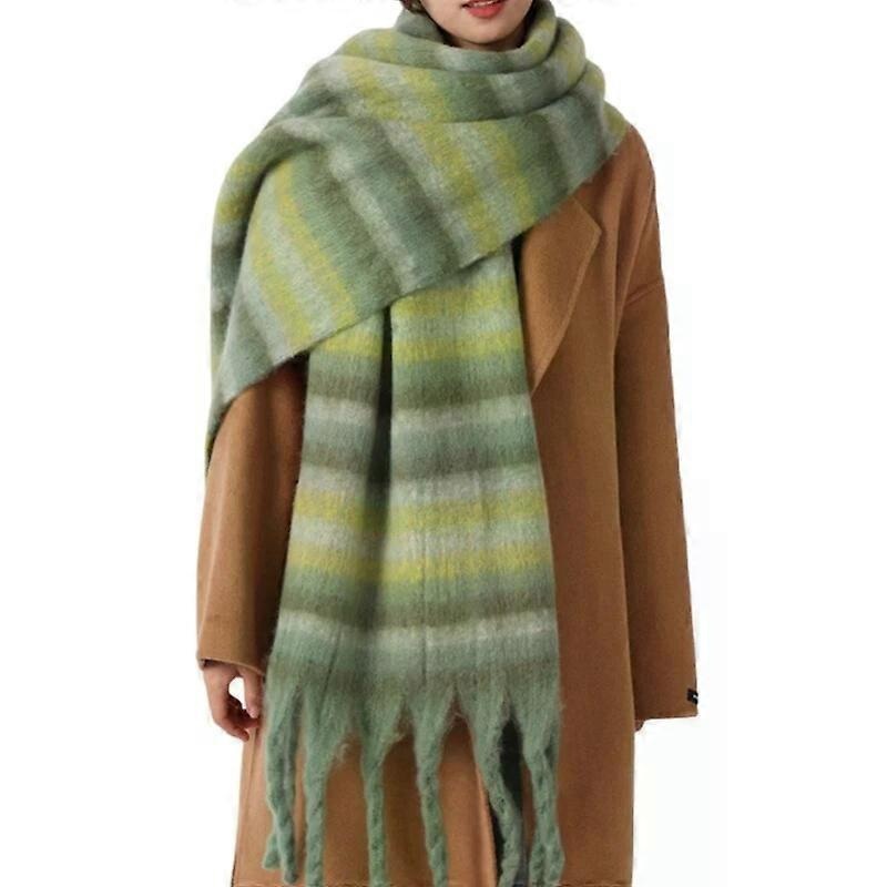 Rainbow Scarf, Blended Soft Warm Neckwear for Autumn Winter Fashion | Fruugo SG