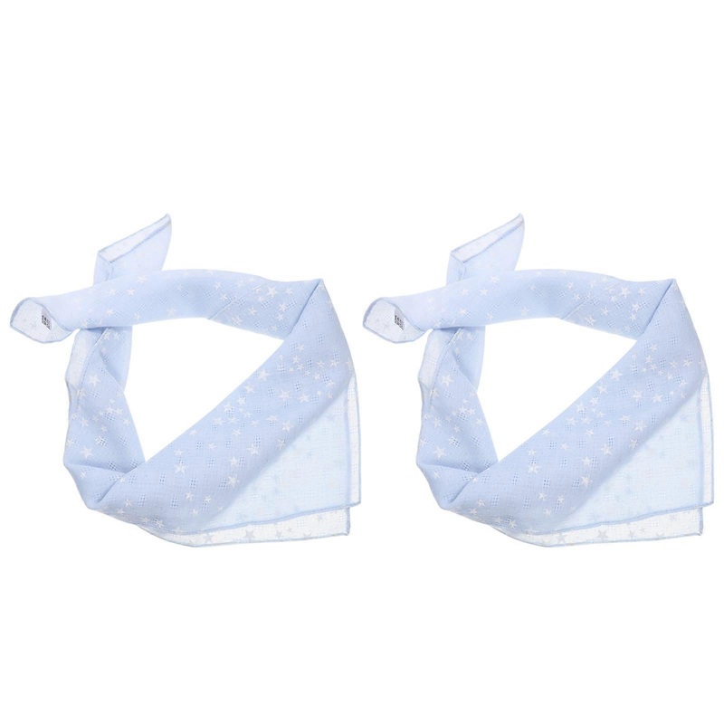 Square Head Scarves 2Pack Floral Cotton Scarves Perfect For Yoga 60X60X0.1CM Women’s Neckwear | Fruugo SG