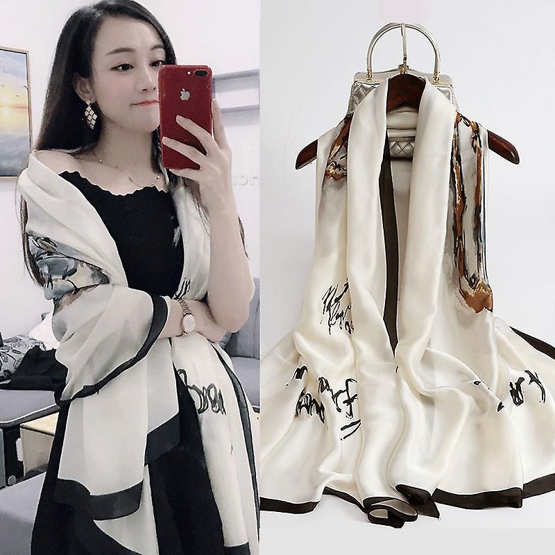 Warm Silk Gift Scarf Versatile Air Conditioning Shawl Mulberry Silk Scarf | Fruugo SG