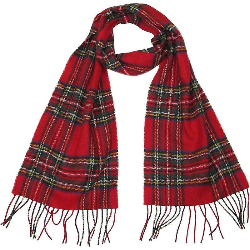 1 pcs Wool Tartan Scarf for Men & Women -Pure Lambswool Tartan Scarves(red)-Good | Fruugo SG
