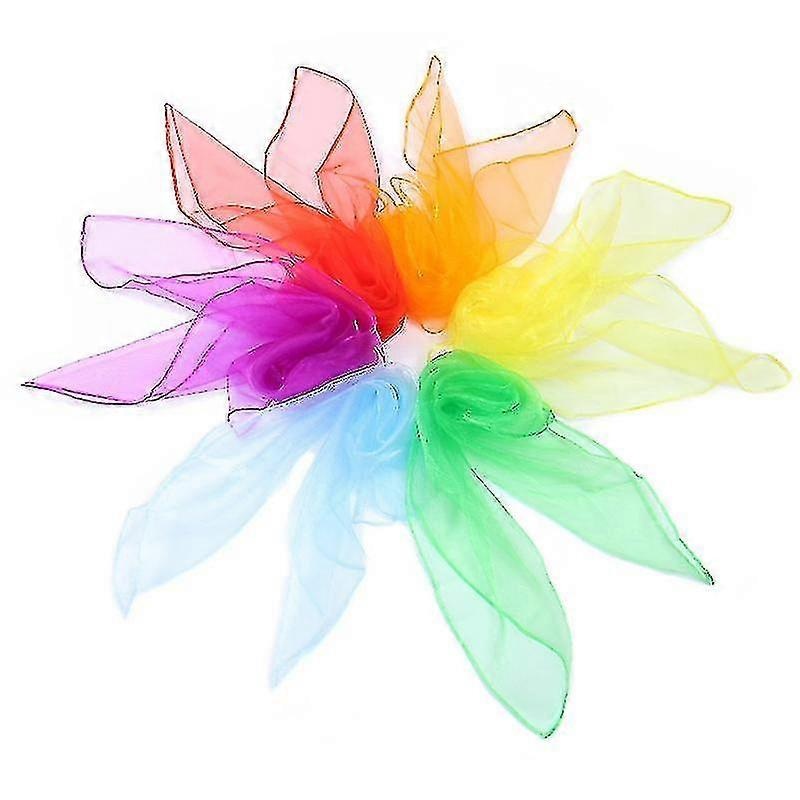 12pcs Square Chiffon Retro Scarf Neck Scarf Light Weight Neckerchief Silk Random Color | Fruugo SG