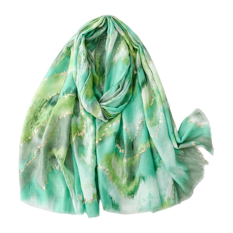 Foulard Headscarf, Fashion and Soft, Suitable for Daily Outfit Outdoor Activity Fashionable Neck Scarves for Travel  Green | Fruugo SG