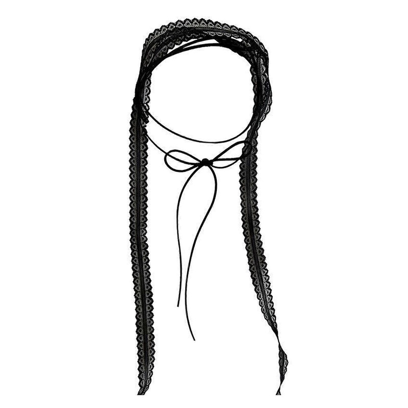 Lace Scarf Evening Dresses Scarfs Women Stylish Scarf Solid Color Silk Scarves for Commuting and Leisures Event  Black | Fruugo SG