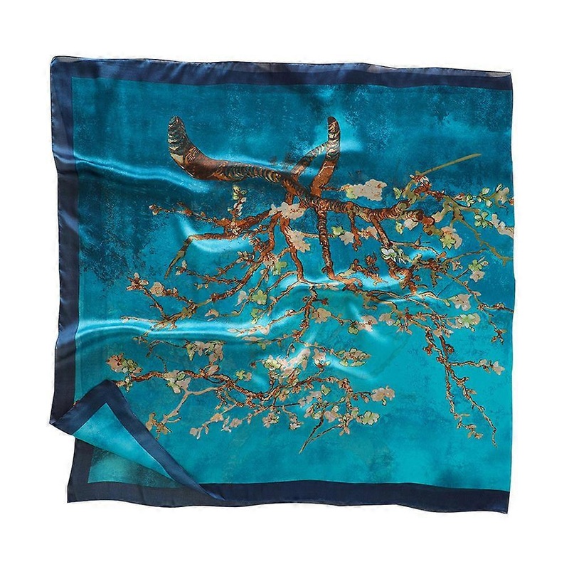 Lightweight Scarf Imitation Silk Shawl Versatile Wear Rectangular Blue 180.00X80.00X1.00cm Sun Protection 1Pack | Fruugo SG