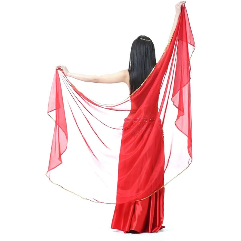 Long Chiffon Sheer Scarf For Womens Summer Shawl Sleeves Sun Protections Turban Wrap Scarf Bikinis Cover Up  Red | Fruugo SG
