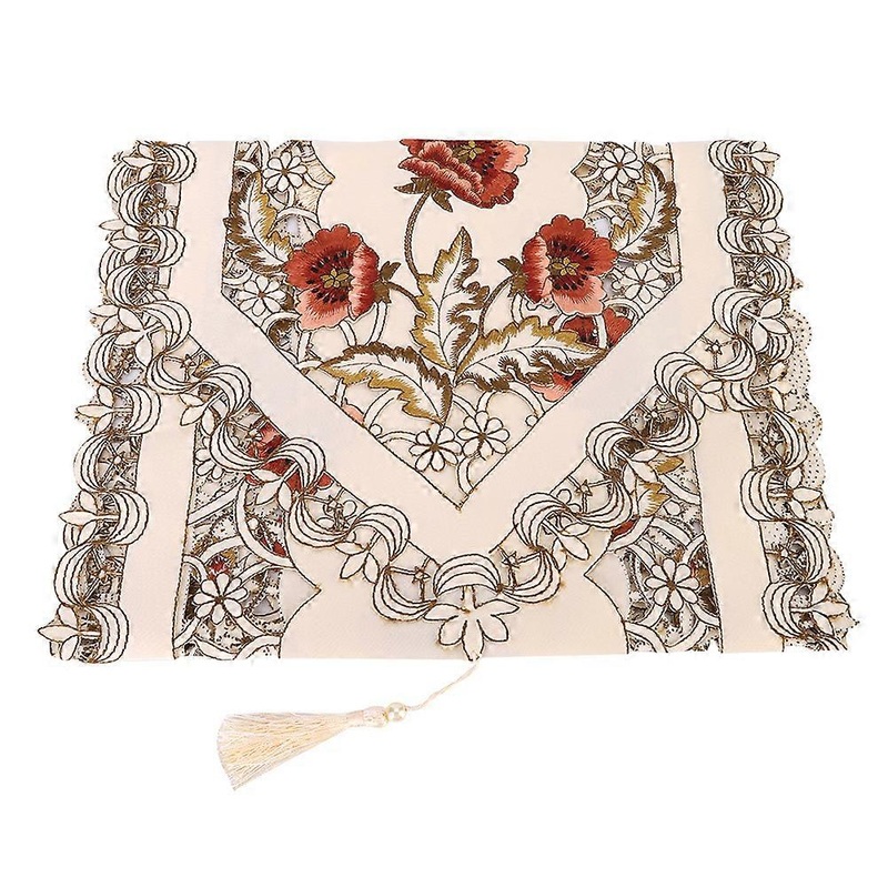Rectangle Dresser Scarf With Fabulous Functionality, Elegant Design Vintage Floral Cutwork, Polyester Fabric Wearable, Anti-Wrinkle Spill Proof And | Fruugo SG