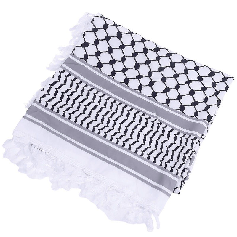 Shemagh Tacticals Desert Scarf BreathableKeffiyeh Scarf Wrap for Men And Women Desert Head Neck Scarf Unisex  White | Fruugo SG