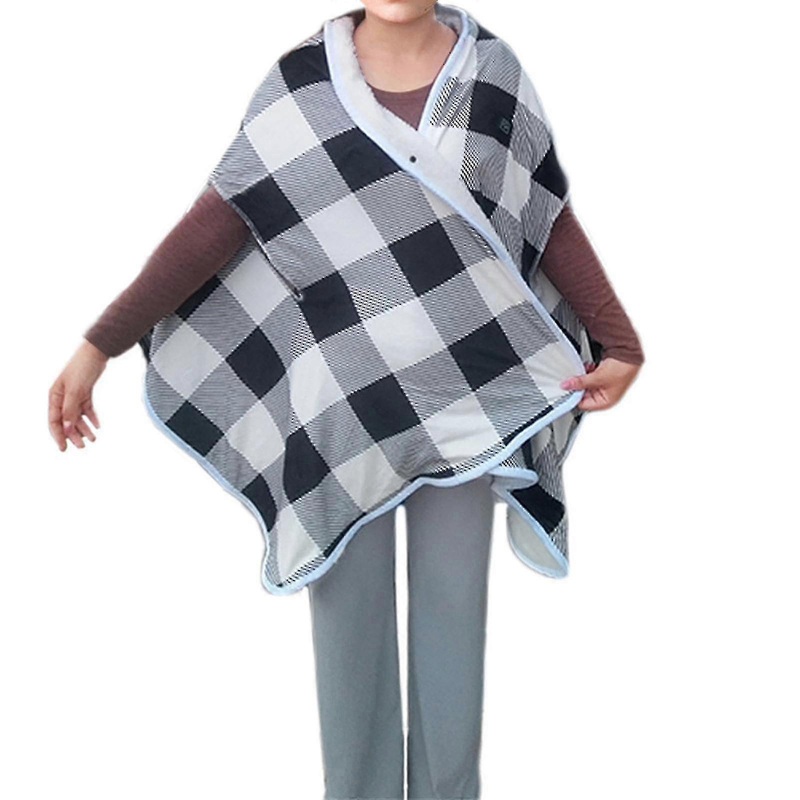 Usb Heated Scarf Neck Warmer Lndoor And Outdoor Polar Fleece Carbon Fiber Electric S For Warm Black White | Fruugo SG