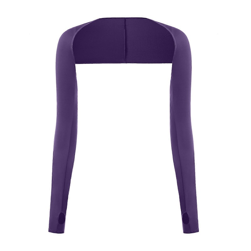 UV Sun Protection Cooling Shawl Arm Sleeves for Women Men with Thumb Hole Arm Cover Shrug for Driving, Riding, Fishing  deep purple | Fruugo SG