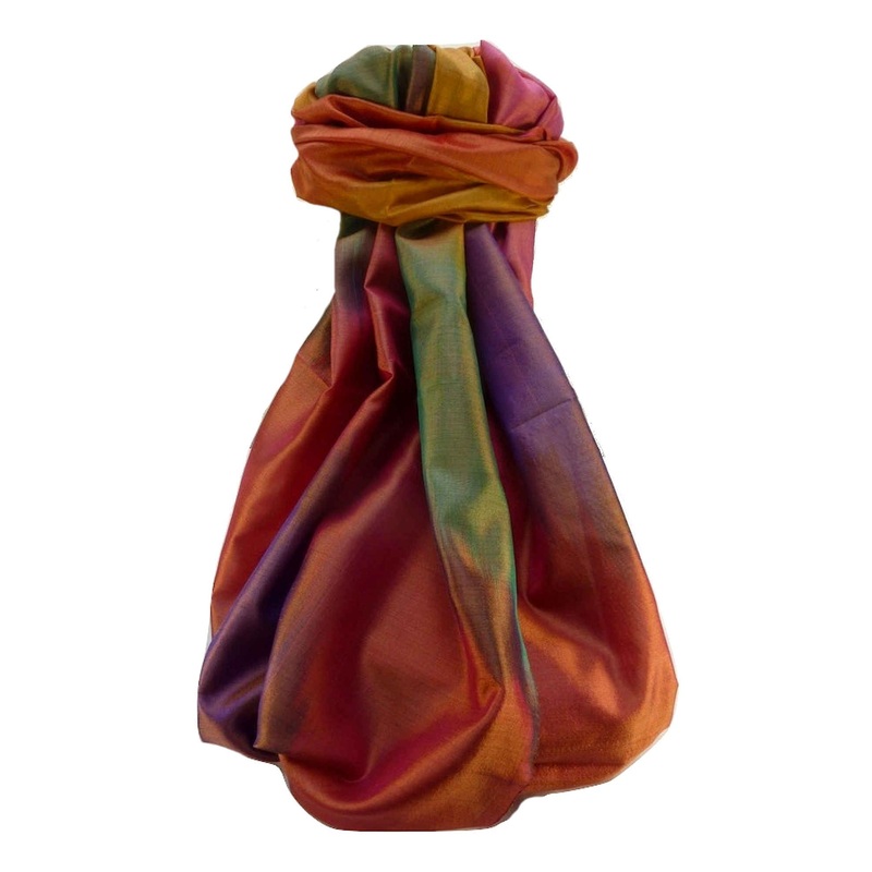 Varanasi Ekal Premium Silk Long Scarf Heritage Range Saraf 4 by Pashmina & Silk | Fruugo SG