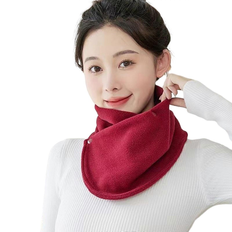 Winter Fleece Neck Tube Ear Warmer Fishing Running Sport Scarf Face Mask Camping Hiking Neck Warmer for Adult Unisex  Burgundy | Fruugo SG